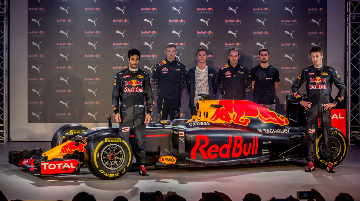 Red Bull Racing and PUMA Unveil Slick 
