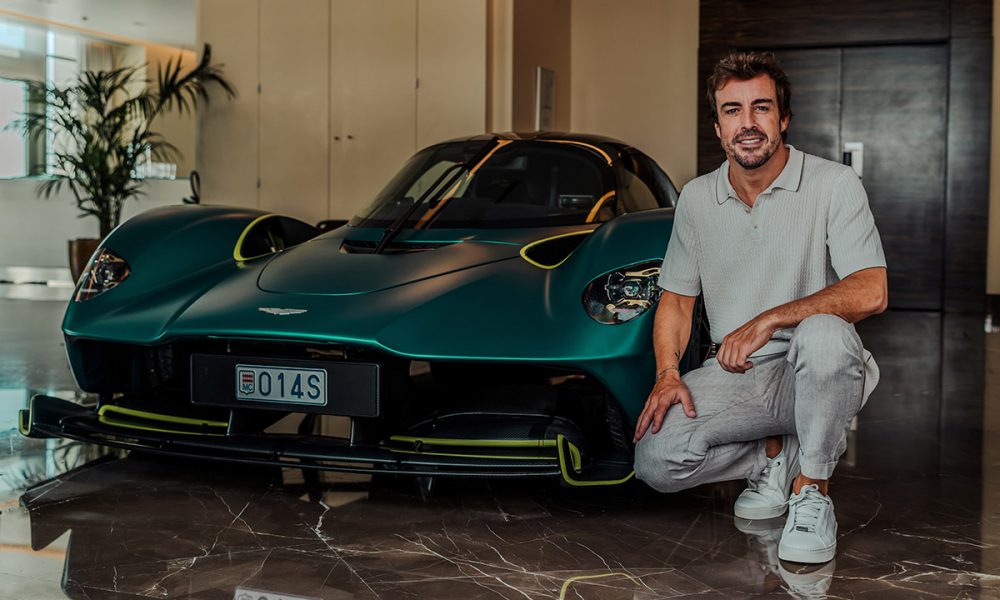 Fernando Alonso Takes Delivery Of His Aston Martin Valkyrie