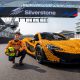 Lando Norris drives a life-size LEGO Technic McLaren P1 around Silverstone