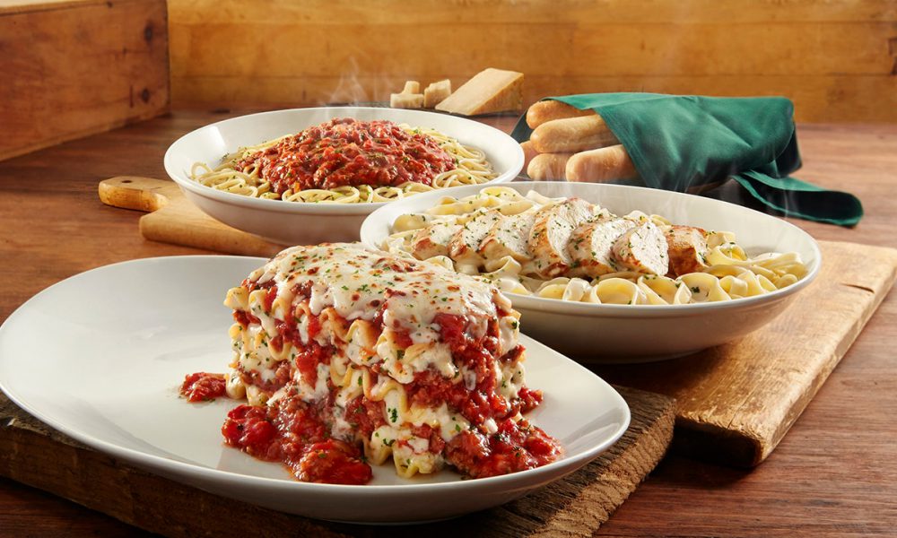 Olive Garden Never-Ending Classics Array