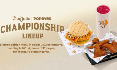 Popeyes x Tequila Don Julio Championship Lineup menu